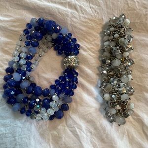 White House, Black market beaded and jeweled bracelet bundle